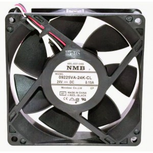 NMB 09225VA-24K-CL A90L-0001-0488 24V 0.15A 3wires Cooling Fan 