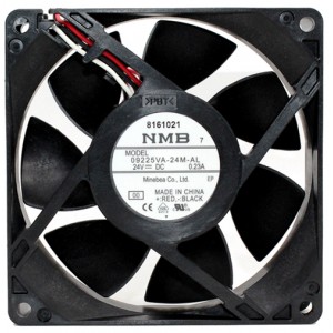 NMB 09225VA-24M-AL 24V 0.23A 3wires Cooling Fan