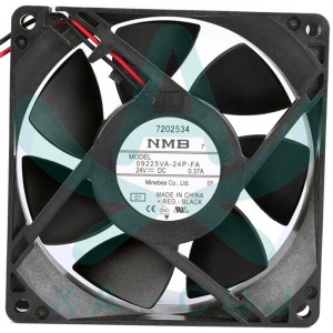 NMB 09225VA-24P-FA 09225VA24PFA 24V 0.37A 2wires Cooling Fan 