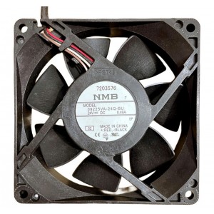 NMB 09225VA-24Q-BU 24V 0.49A 4wires Cooling Fan 