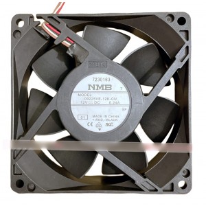 NMB 09225VE-12K-CU 12V 0.24A 4wires Cooling Fan 