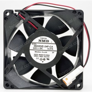 NMB 09225VE-24P-CA 24V 0.37A 2wires Cooling Fan