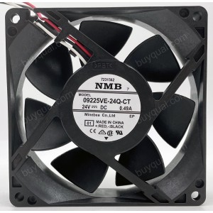 NMB 09225VE-24Q-CT 24V 0.49A 3wires Cooling Fan - New