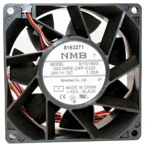 NMB 09238DE-24P-CUD 24V 1.20A 4wires Cooling Fan 