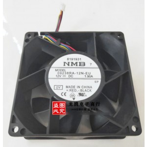 NMB 09238RA-12N-EU 12V 1.90A 4wires Cooling Fan 