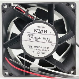 NMB 09238RA-12N-FL 12V 1.90A 3wires Cooling Fan - Original New