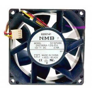 NMB 09238RA-12Q-EU 12V 3.14A 4wires Cooling Fan
