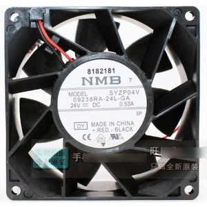 NMB 09238RA-24L-GA 24V 0.53A 2wires Cooling Fan