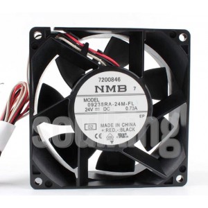 NMB 09238RA-24M-FL 24V 0.73A 3wires Cooling Fan