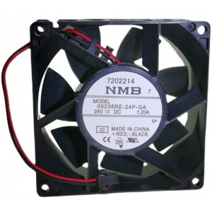 NMB 09238RE-24P-GA 24V 1.20A 2wires Cooling Fan 