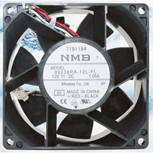 NMB 09238RL-12L-FL 12V 1.06A 3wires Cooling Fan 