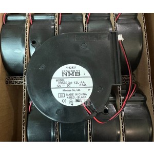 NMB 09533GA-12L-AA 12V 0.84A 2wires Cooling Fan