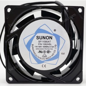 SUNON SF11580AT 1082HSL 110/120V 0.12A 2wires cooling fan
