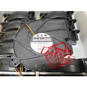 Sanyo 109BG12HC1 12V 1.3A 3wires Cooling Fan - New