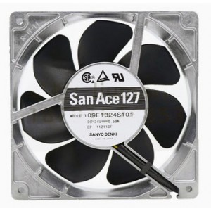 Sanyo 109E1324S101 24V 0.53A 12.7W Cooling Fan 