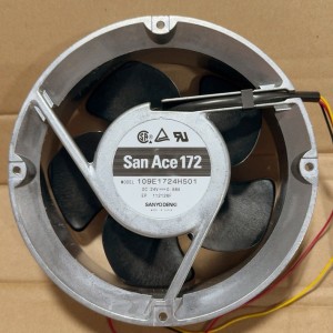 SANYO 109E1724H501 24V 0.58A 3wires Cooling Fan 