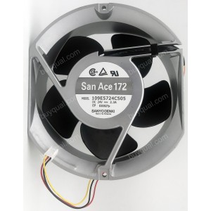 Sanyo 109E5724C505 24V 2.3A 3wires Cooling Fan