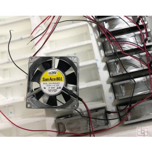 Sanyo 109L0824H402 24V 0.09A 2wires Cooling Fan