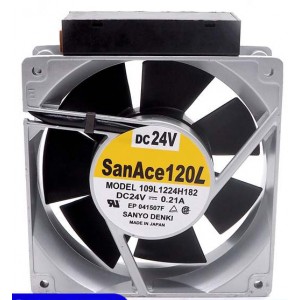Sanyo 109L1224H182 24V 0.21A 3wires Cooling Fan