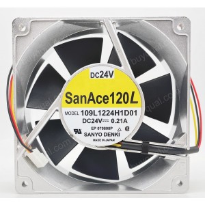 Sanyo 109L1224H1D01 24V 0.21A 3wires Cooling Fan