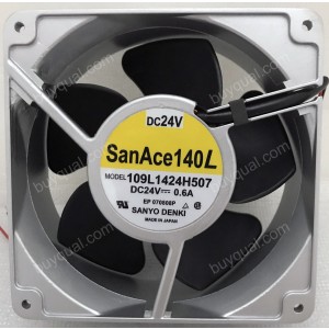 Sanyo 109L1424H507 24V 0.6A 14.4W 2wires 3wires Cooling Fan