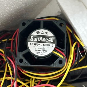 SANYO 109P0424B3013 12V 0.13A 3wires Cooling Fan