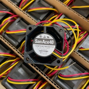 SANYO 109P0424H3013 24V 0.095A 3wires Cooling Fan - Original New