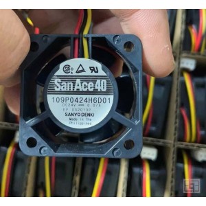 SANYO DENKI 109P0424H6D01 24V 0.07A 3wires Cooling Fan