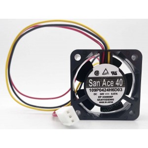 Sanyo 109P0424H6D03 24V 0.07A 3wires Cooling Fan