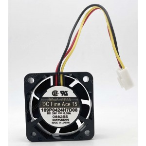 Sanyo 109P0424H7D08 24V 0.08A 3wires Cooling Fan