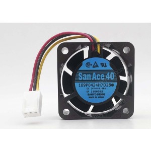 Sanyo /SANYO A90L-0001-0441/39 109P0424H7D20 109P0424H7D28 9WF0424H7D03 24V 0.08A 3wires Cooling Fan - Original New