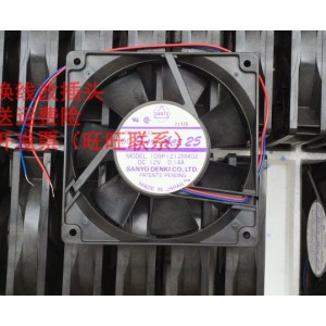 Sanyo 109P1212M402 12V 0.14A 2wires Cooling Fan