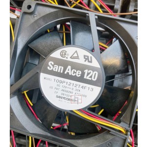 Sanyo 109P1212T4F13 12V 0.32A 4wires Cooling Fan