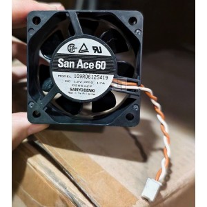 Sanyo 109R0612S419 12V 0.17A 2wires Cooling Fan