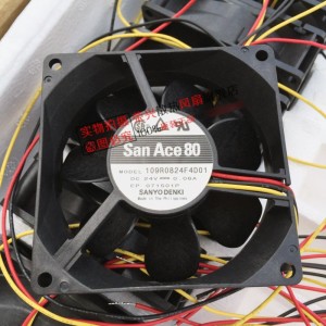 SANYO 109R0824F4D01 24V 0.06A 3wires Cooling Fan