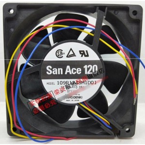 SANYO 109R1248M1D01 48V 0.08A 3wires Cooling Fan