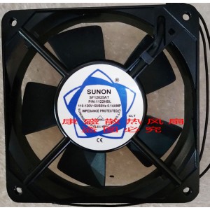 SUNON SF12025AT 1122HBL 1122HSL 110/120V 0.14A 2wires Cooling Fan 