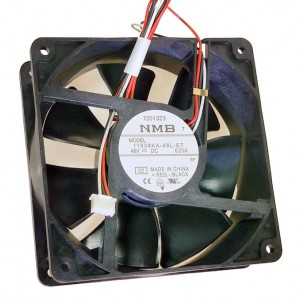NMB 11938KA-48L-ET 48V 0.21A 3wires Cooling Fan