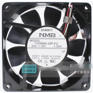 NMB 11938MA-24P-FU 24V 1.20A 4wires Cooling Fan
