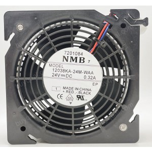 NMB 12038KA-24M-WAA SK3238.124 24V 0.32A 2wires Cooling Fan 