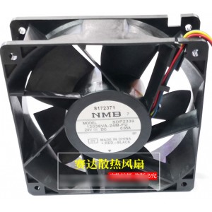 NMB 12038VA-24M-FU 24V 0.65A 4wires Cooling Fan