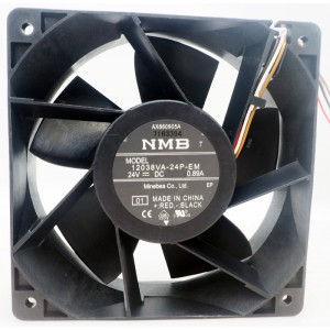 NMB 12038VA-24P-EM 24V 0.89A 4wires Cooling Fan 