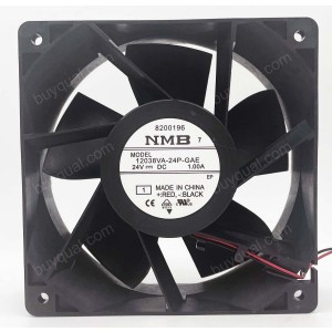 NMB 12038VA-24P-GAE 24V 1.00A 2wires Cooling Fan
