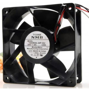 NMB 12038VA-24P-GU 24V 0.89A 4wires Cooling Fan 