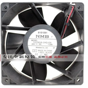 NMB 12038VA-24Q-EA 24V 1.2A 2 wires Cooling Fan