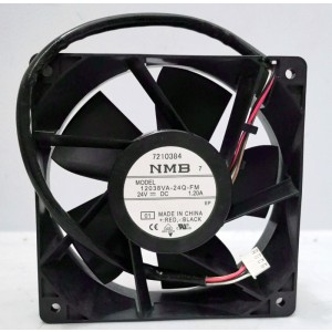 NMB 12038VA-24Q-FM 24V 1.20A 4wires Cooling Fan