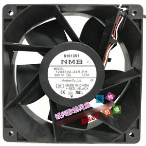 NMB 12038VA-24R-FM 24V 1.77A 3wires Cooling Fan