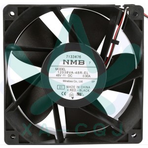 NMB 12038VA-48R-EL 48V 0.90A 3 wires Cooling Fan