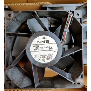NMB 12038VA-48R-EM 48V 0.9A 4wires Cooling Fan - NEW