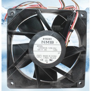 NMB 12038VE-12M-GU 12V 1.25A 4wires Cooling Fan